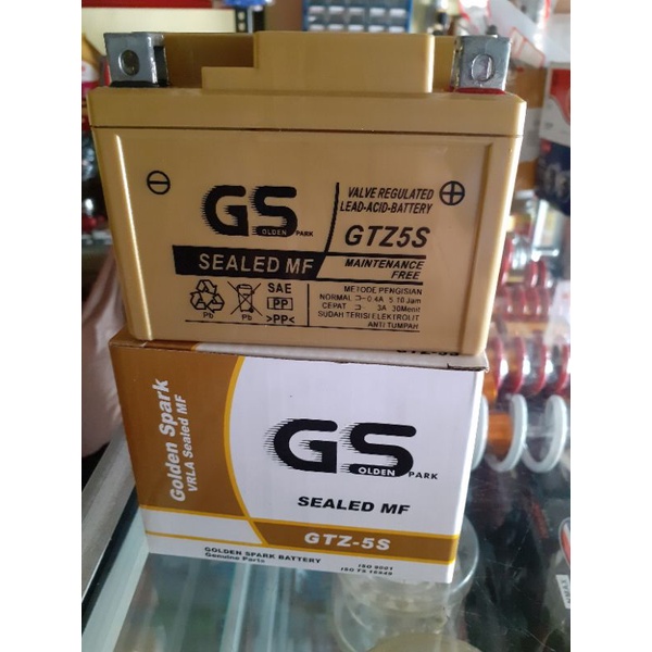 Aki Kering/Accu GS GOLD Golden GTZ 5S Karisma Vixion