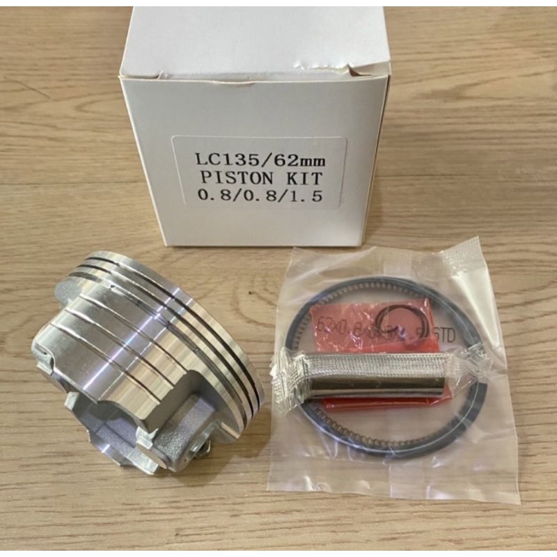 piston vixion 62mm piston jupiter  mx diameter 62mm pin 14