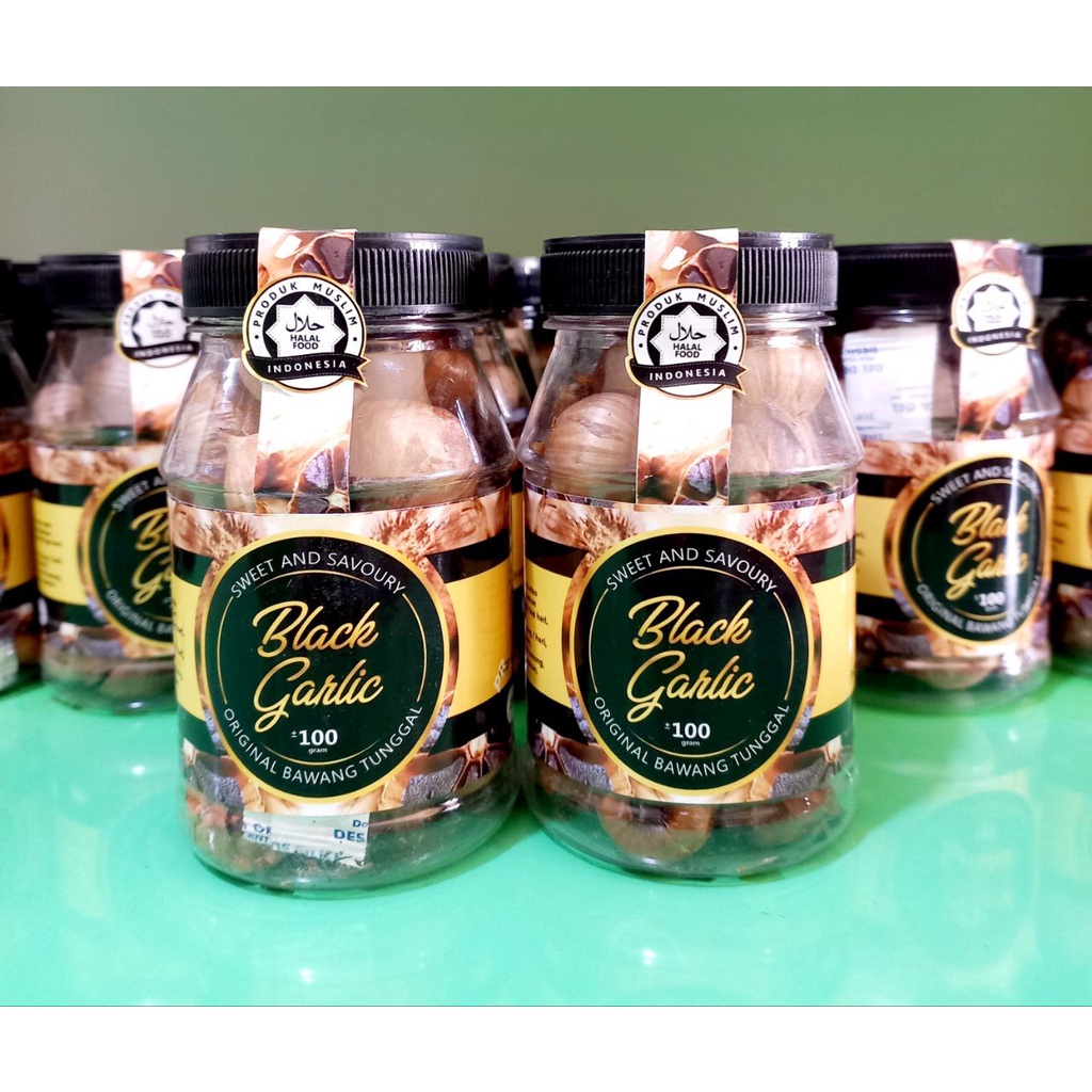 

Black Garlic / Black Garlic ORIGINAL BAWANG Tunggal100 gr / SWEET AND SAVOURY / [ORI] Black Garlic/Bawang Hitam Tunggal 100 Gr