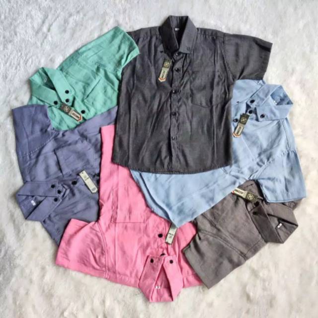 HURLEY kemeja anak laki-laki lengan pendek katun TOP QUALITY⭐⭐⭐⭐⭐