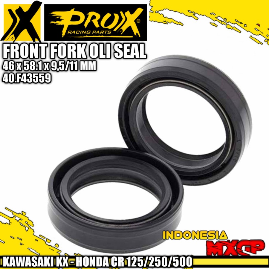 KAWASAKI KX 250 - HONDA CR 125 250 500 R 1991 1992 1993 1994 1995 1996 - PROX FORK OIL SEAL SHOCK - 