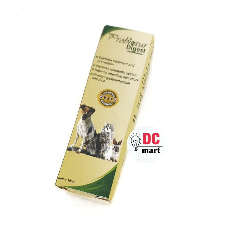 PROBIOVAR DIGEST 10 mL / Probiotik Obat Diare Mencret Perncernaan Anjing Kucing