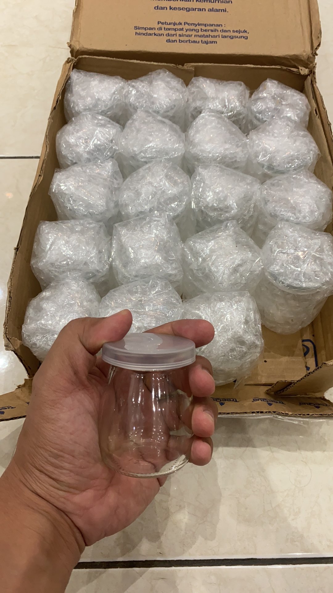 Toples Jar Kaca Pudding 100ml Mini Gelas Serbaguna Dessert Kue