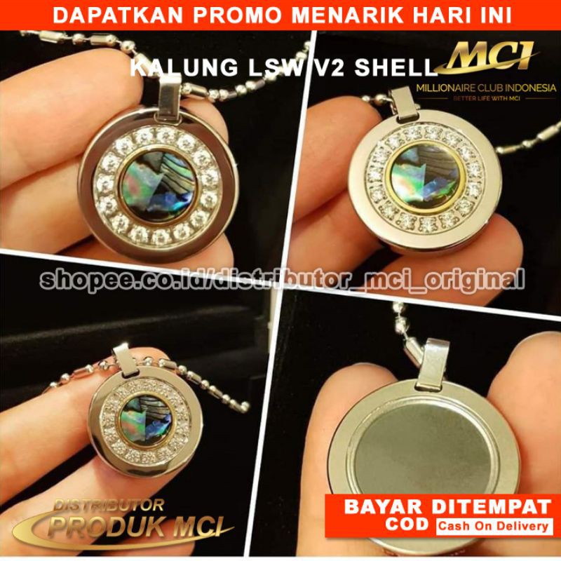 #TERBARU# Kalung Shell MCI _ Kalung Mci Asli  _ Kalung LSW V2 Shell _ Kalung Kesehatan Pendant Asli