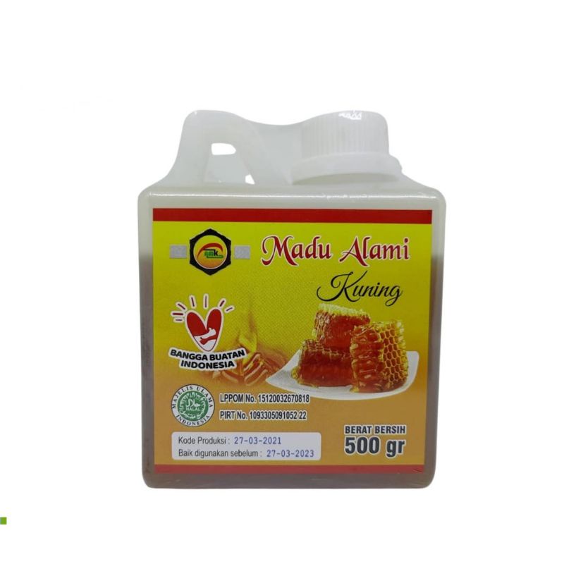 Madu kuning sehat lambung asli 500 gram