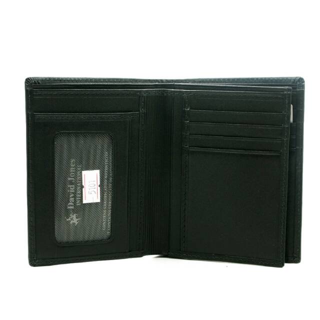 [SALE - KULIT ASLI] Dompet Pria Kulit Asli David Jones 3 dimensi - Slot Kartu Banyak 