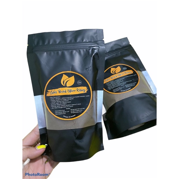Lulur Bedak Hitam Lbh Kering