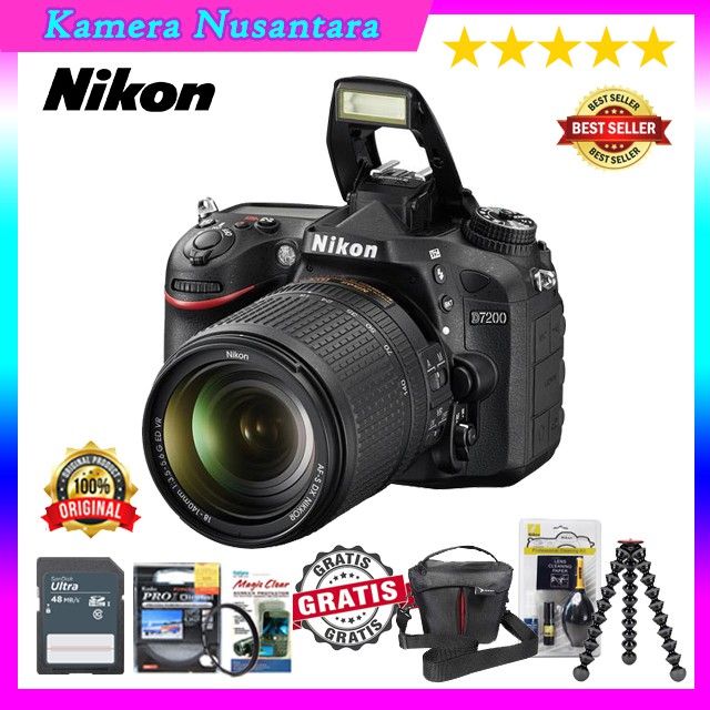 NIKON D7200 KIT 18-140MM VR WIFI / NIKON D 7200 / NIKON D7200 KIT / NIKON D7200