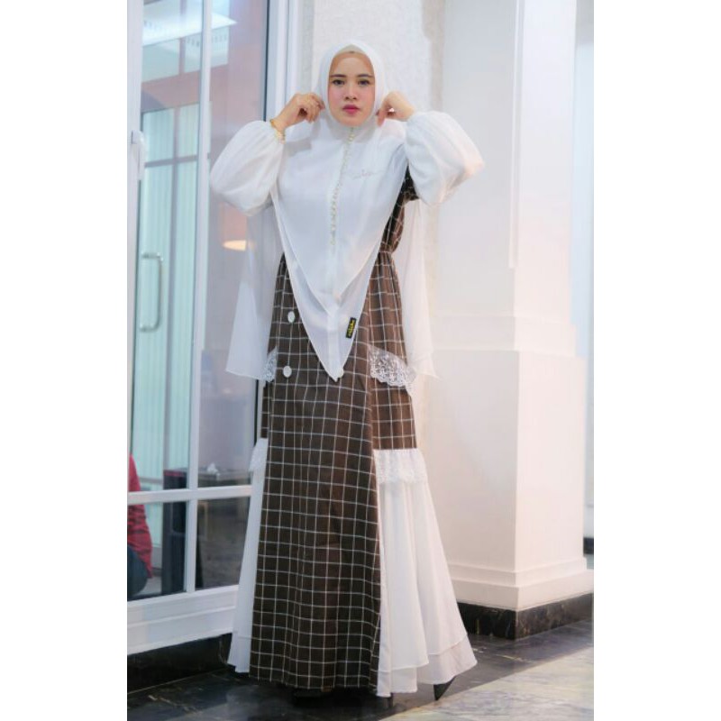 FITRI DRESS SET KHIMAR