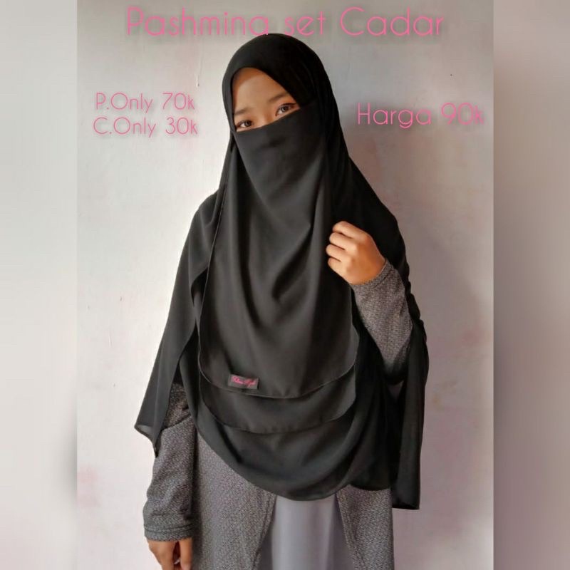 Pashmina set Cadar Tali Syari Ceruti Babydoll “Fatima Hijab”