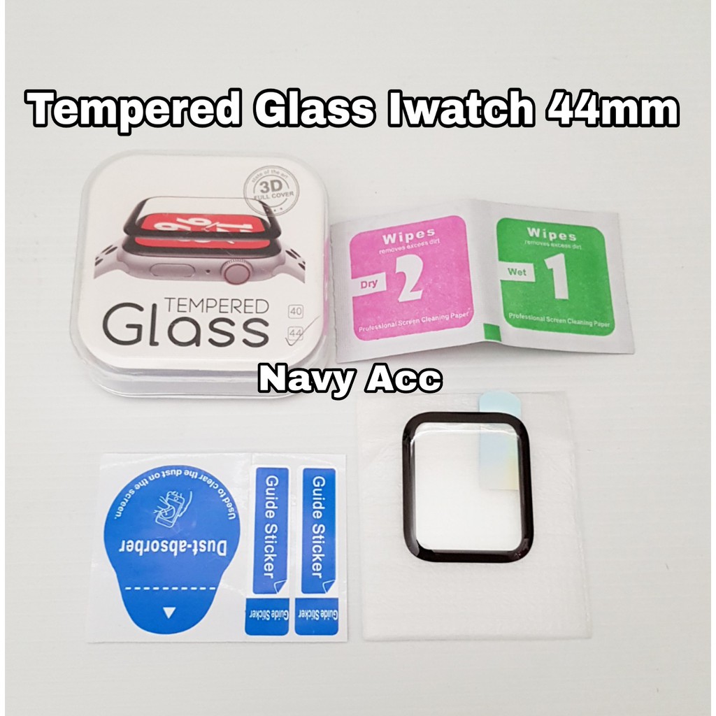 Tempered Glass Iwatch Series 4 40mm - 44mm Full Cover - Tempered Curve Iwatch