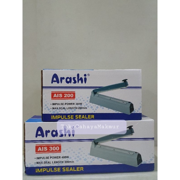 Impulse Sealer 15cm,20cm,30cm,40cm AIS150,AIS200,AIS300,AIS400 Arashi