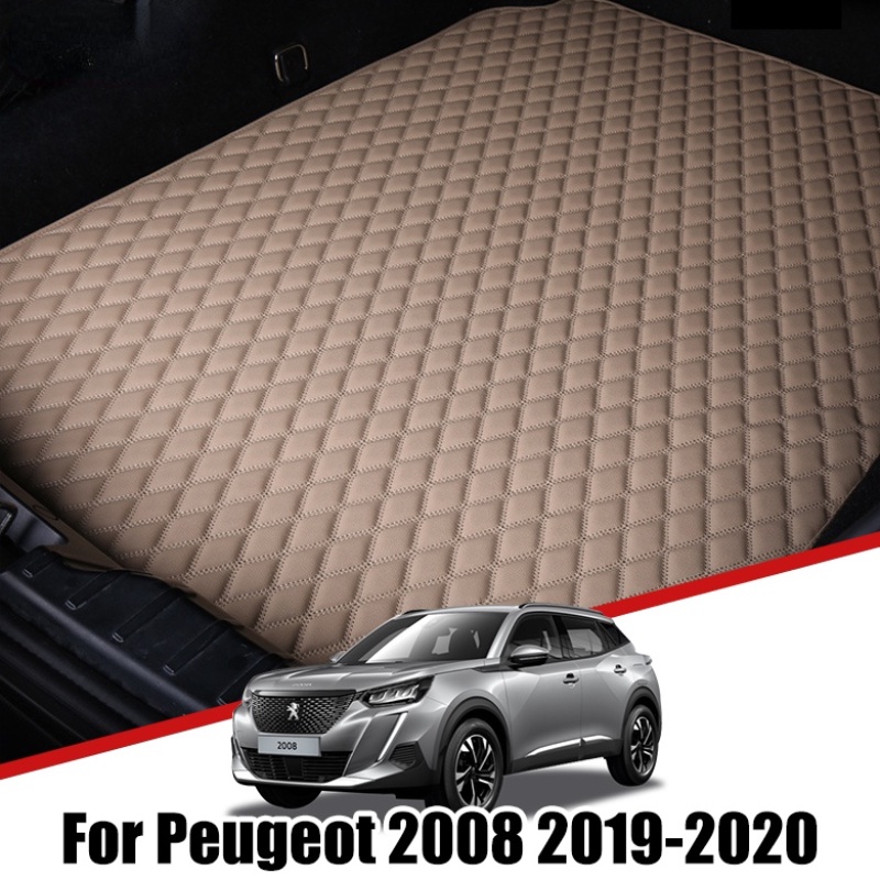 Matras Bagasi Mobil Bahan Kulit Tahan Air Untuk Peugeot 2008 P24 2019 2020