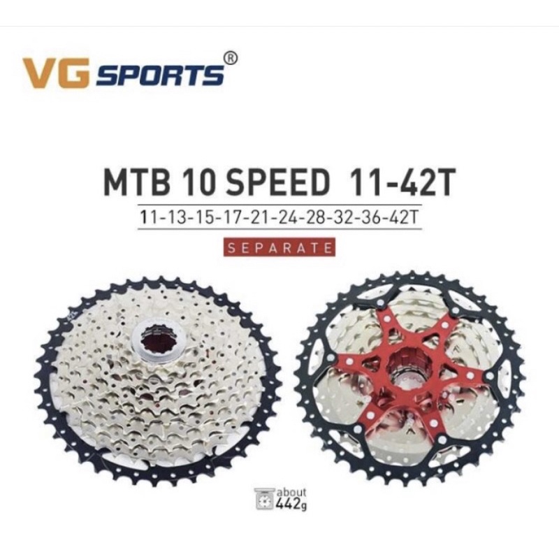 Sprocket VGSport 10 Speed 11-42T Round Ultrlight