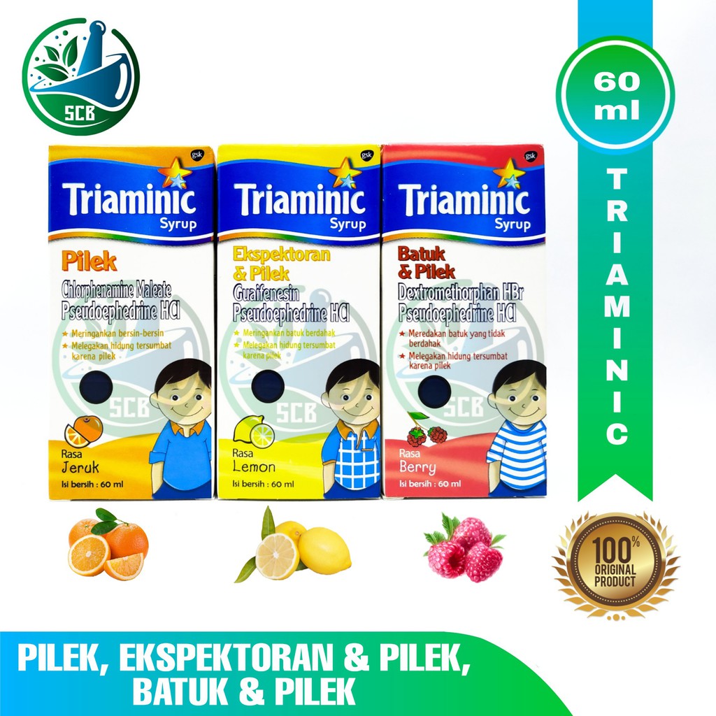 Triaminic Syrup 60ml - Batuk, Pilek & Ekspektoran