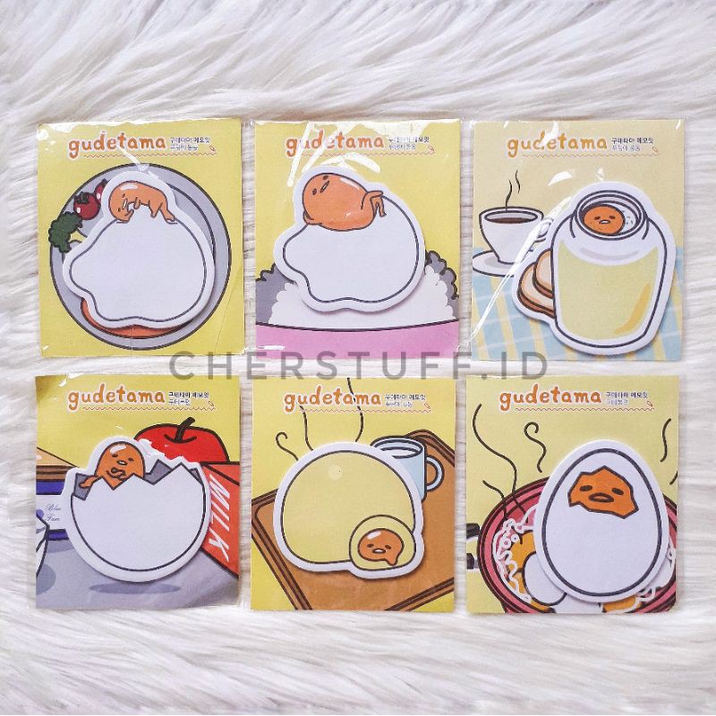 

gudetama sticky notes | CHERSTUFF.ID