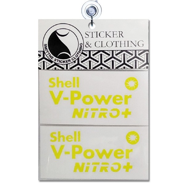 Stiker Shell V Power Nitro Logo Cutting Sticker untuk aksesoris Mobil Motor