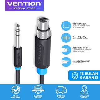 Vention BBE Kabel Aux Audio Mic 6.5mm Male to XLR Female