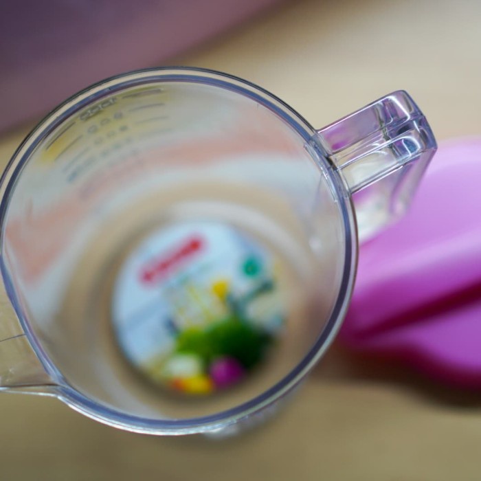 Ds02Ds Gelas Takar Tutup 1000Ml / Gelas Ukur 1000Ml - Orange Dsds302