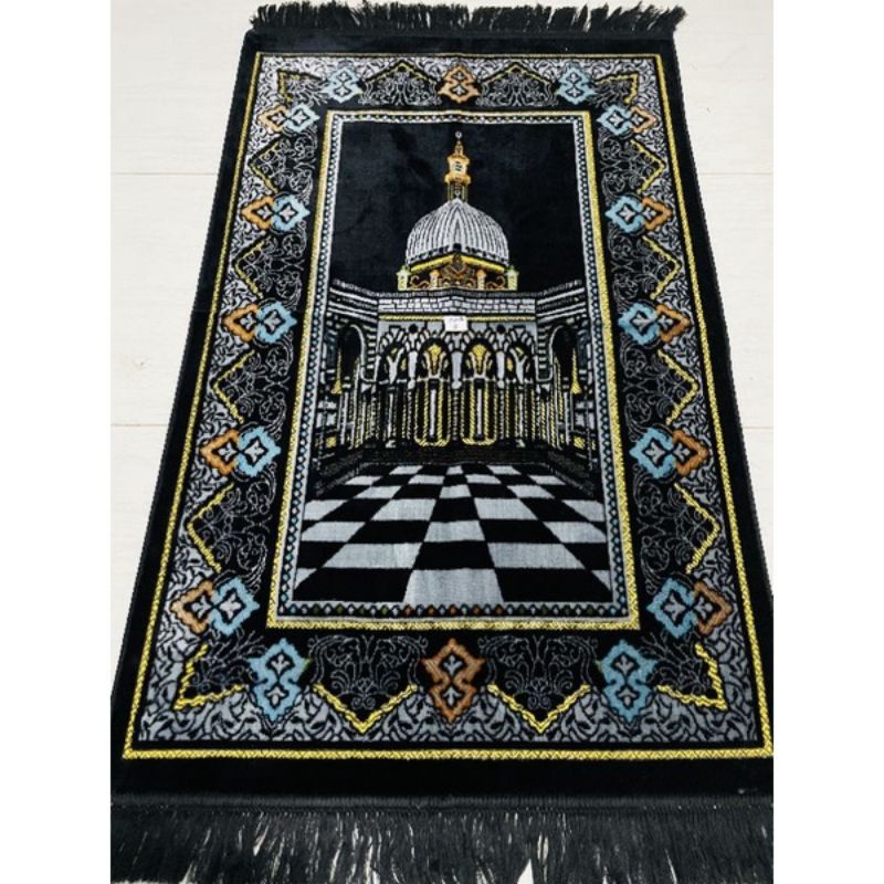 sajadah ALIF GOLD SPIGEL ASLI TURKI