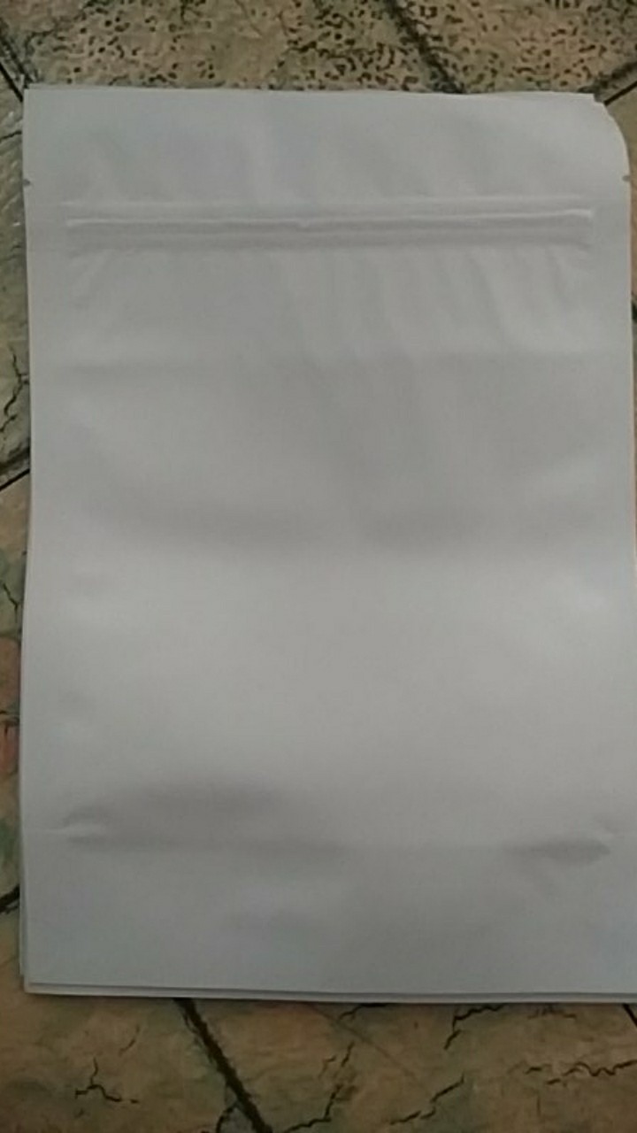 Standing Pouch Klip Window Metalize - Plastik Kemasan Makanan 16x24