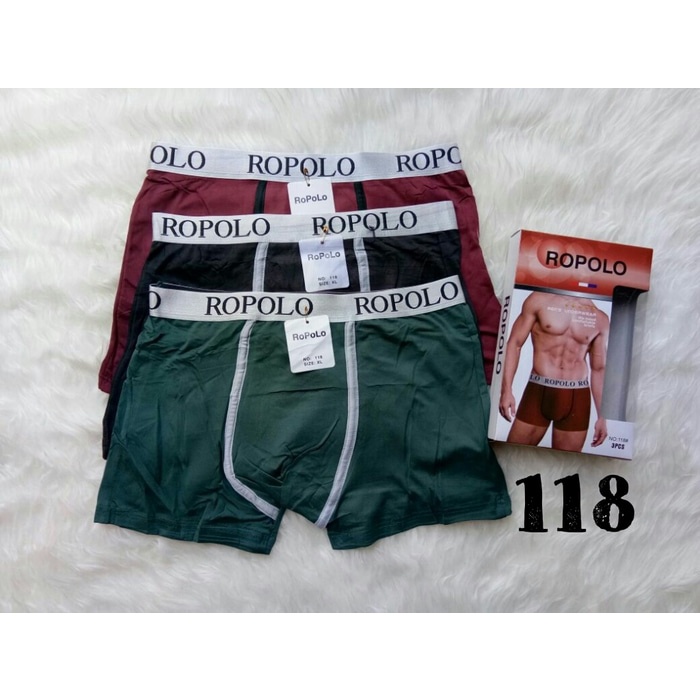 MURAH!! Celana Dalam Boxer Pria - CD Boxer ROPOLO - Bahan Lembut