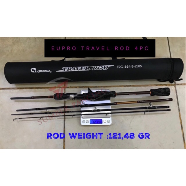Eupro Travel Rod 4pc