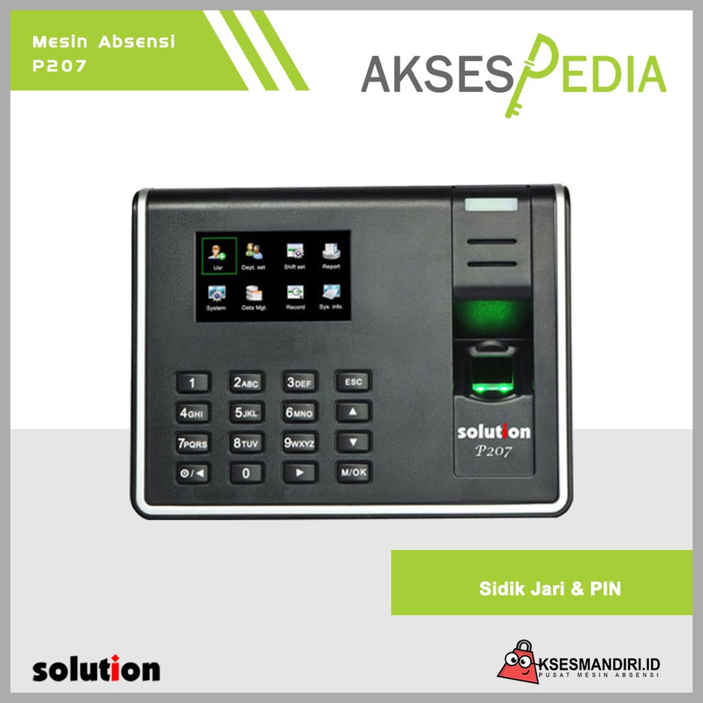 Fingerprint Mesin Absensi Solution P207