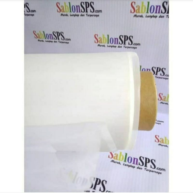 KAIN SCREEN SABLON T61 PUTIH 50CMX100CM