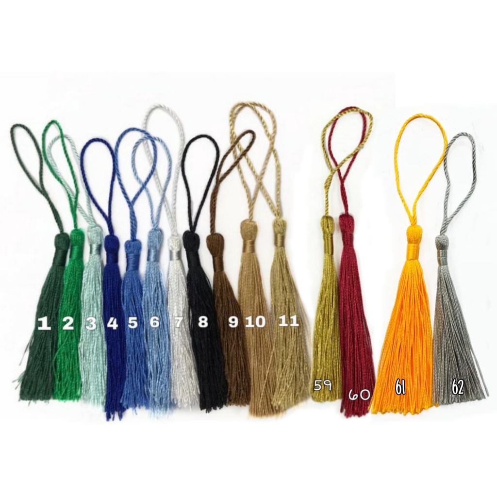 1 BUAH - RUMBAI TASEL 8,5 CM | TASSEL RUMBAI