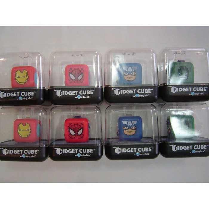 Iron Man Spider Man Captain America Hulk Marvel Fidget Cube Antsy Lab