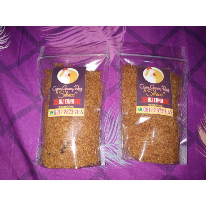 

Ragi ayam gurih renyah / serundeng gurih