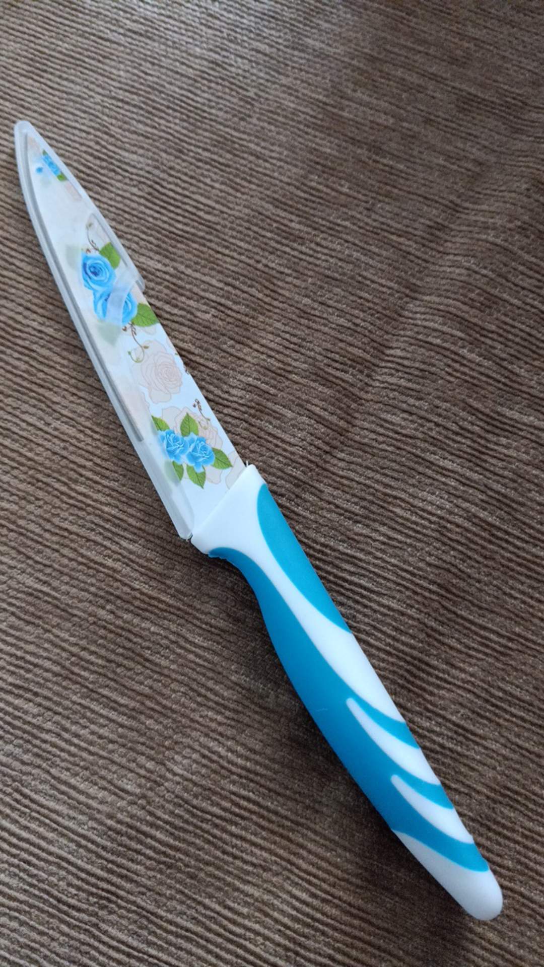 Pisau Dapur Keramik - Pisau Dapur Motif Mawar