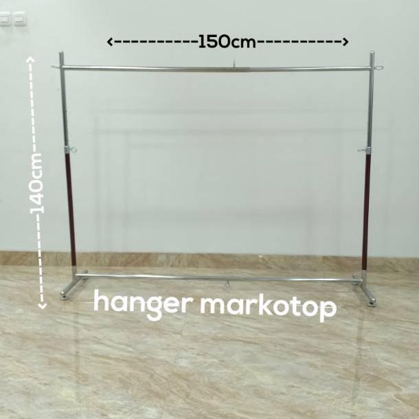 HANGER GANTUNGAN BAJU MODEL GAWANGAN (150CM) | GAWANG TARIK TERLARISS...,,,,,