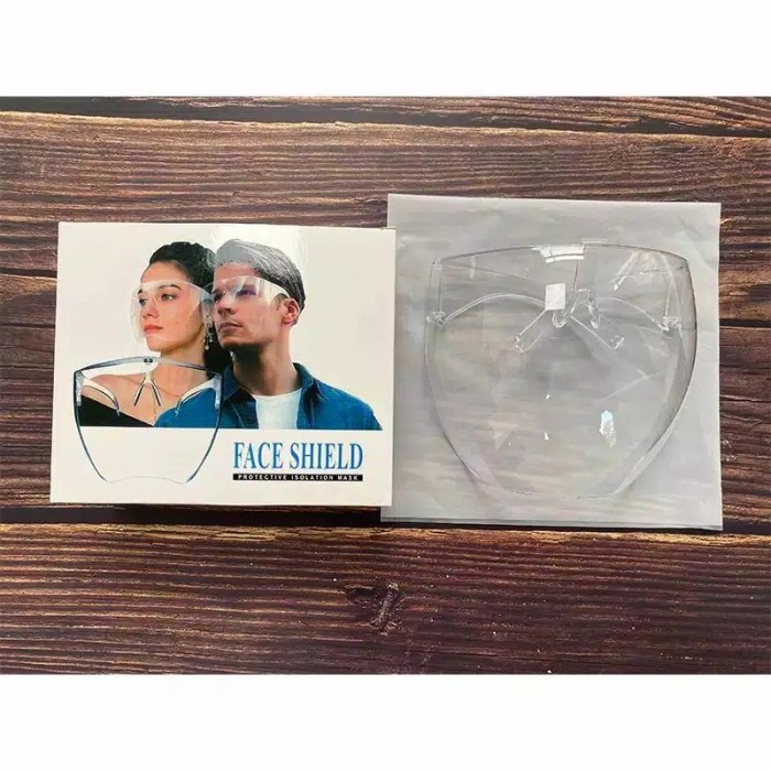 ✨COD✨ Face shield kacamata akrilik Face shield kacamata artis premium - bening