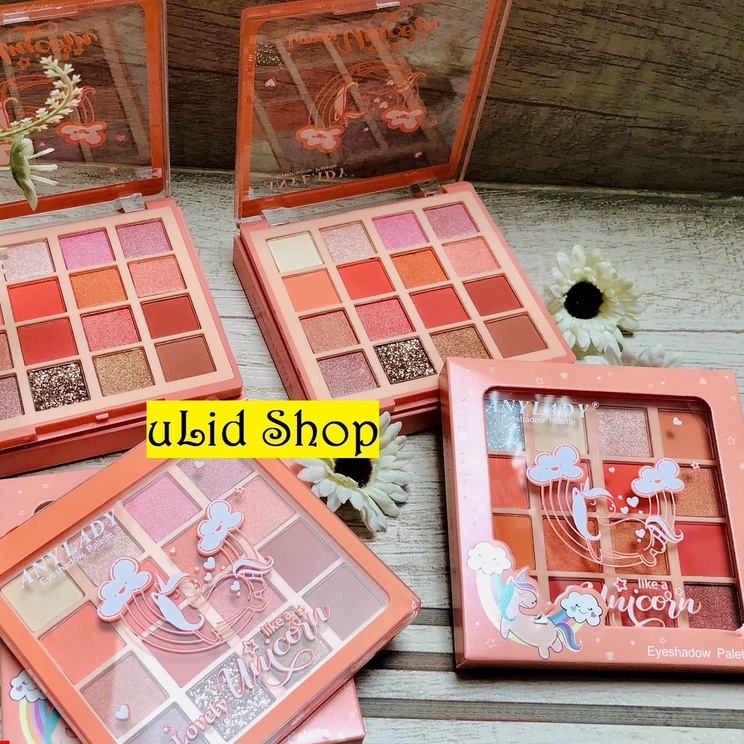 EYESHADOW ANY LADY UNICORN PALET EYESHADOW ANYLADY PAKET 1 LUSIN MURAH HARGA GROSIR BISA COD BAYAR D