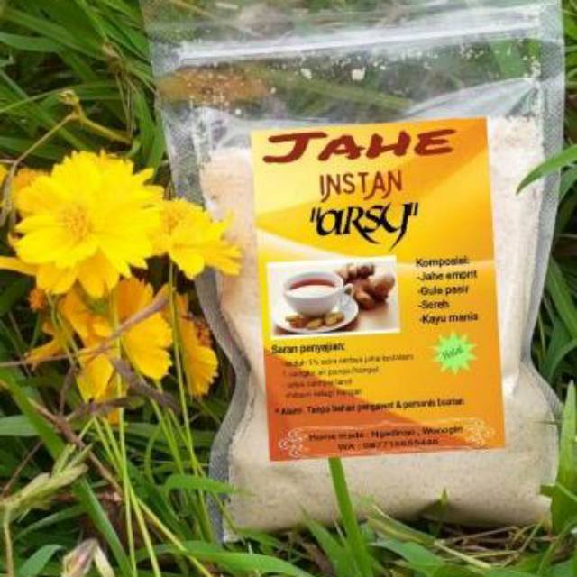 

Jahe bubuk"arsy jahe" 1/4kg