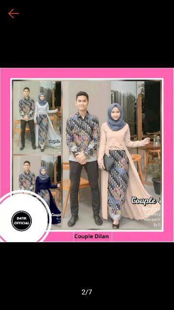 Batik Couple Anami. Gamis Batik Sarwendah Ayunda