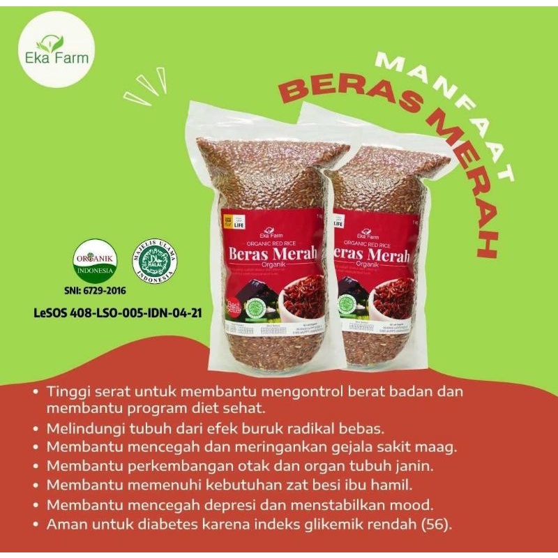 Jual Beras Merah Organik Shopee Indonesia 9447