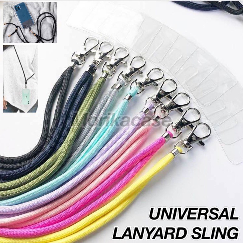 READY! Universal Strap Lanyard Sling 9 COLORS! / Tali Hp Panjang Lepas Pasang / Sling Case