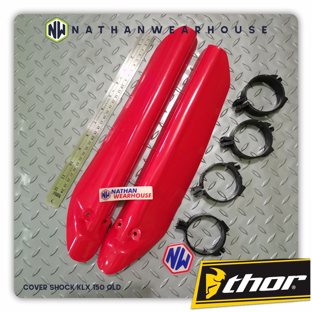 Cover Tutup Shock Depan Tutup Upsidedown Klem Trail Klx 150 old lama thor