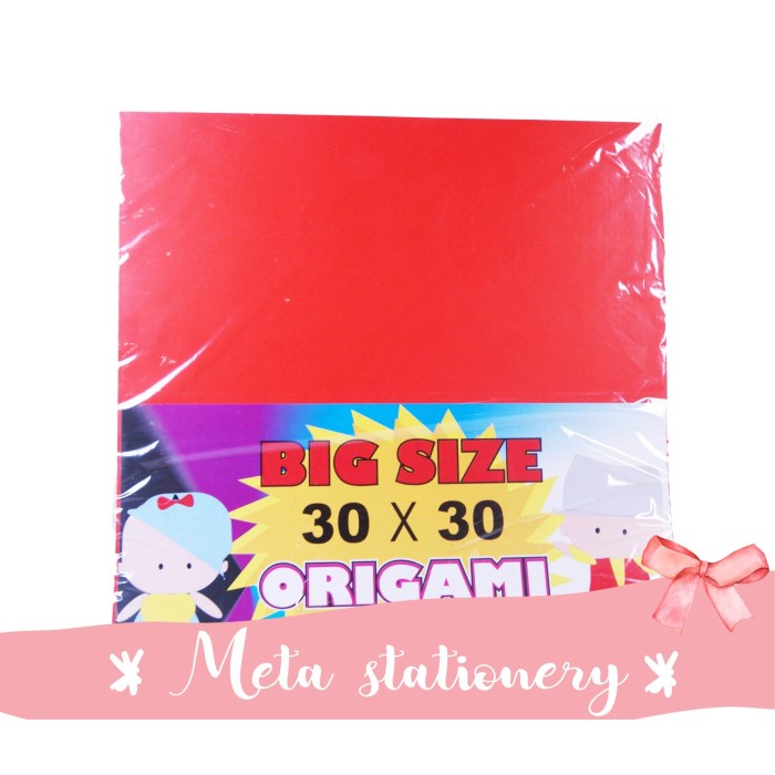 

(DISKON TERMURAH) Origami / Kertas Lipat Asturo 30 x 30