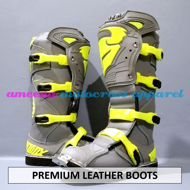 Sepatu Thor Premium Leather - Sepatu Trail - Sepatu Motocross - Sepatu MX - Sepatu Enduro - 017