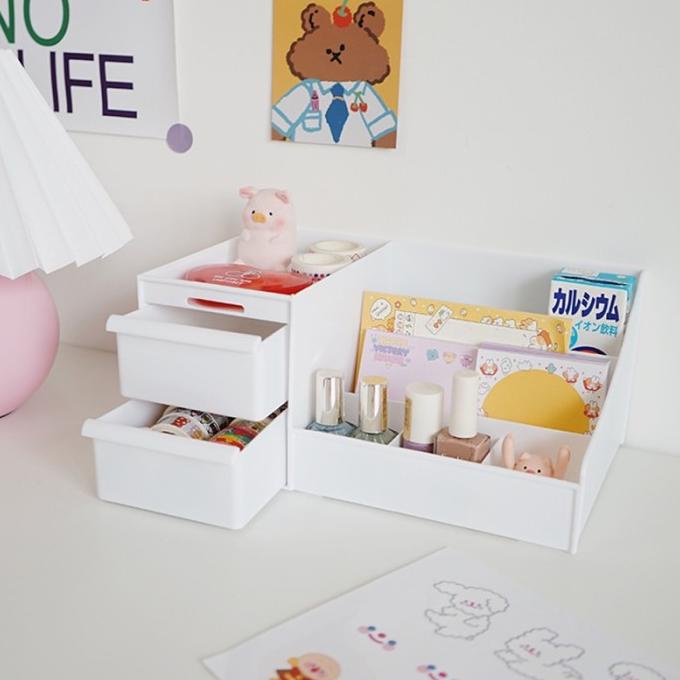 

HOT SALE MOMONA MULTI DESKTOP DRAWER STORAGE BOX STUDENT DORM CO SDC4133S