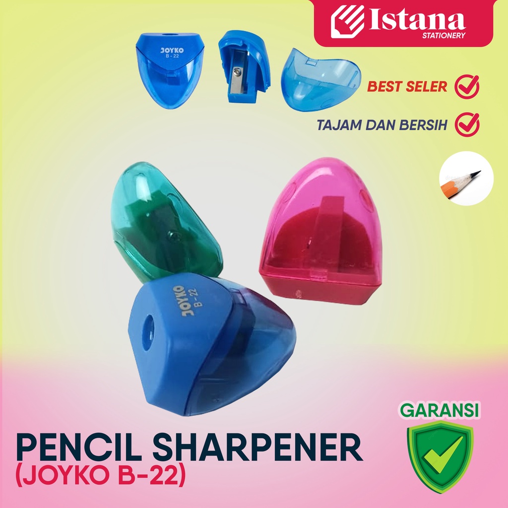 

[TERLARIS] RAUTAN PENCIL SHARPENER JOYKO B-22