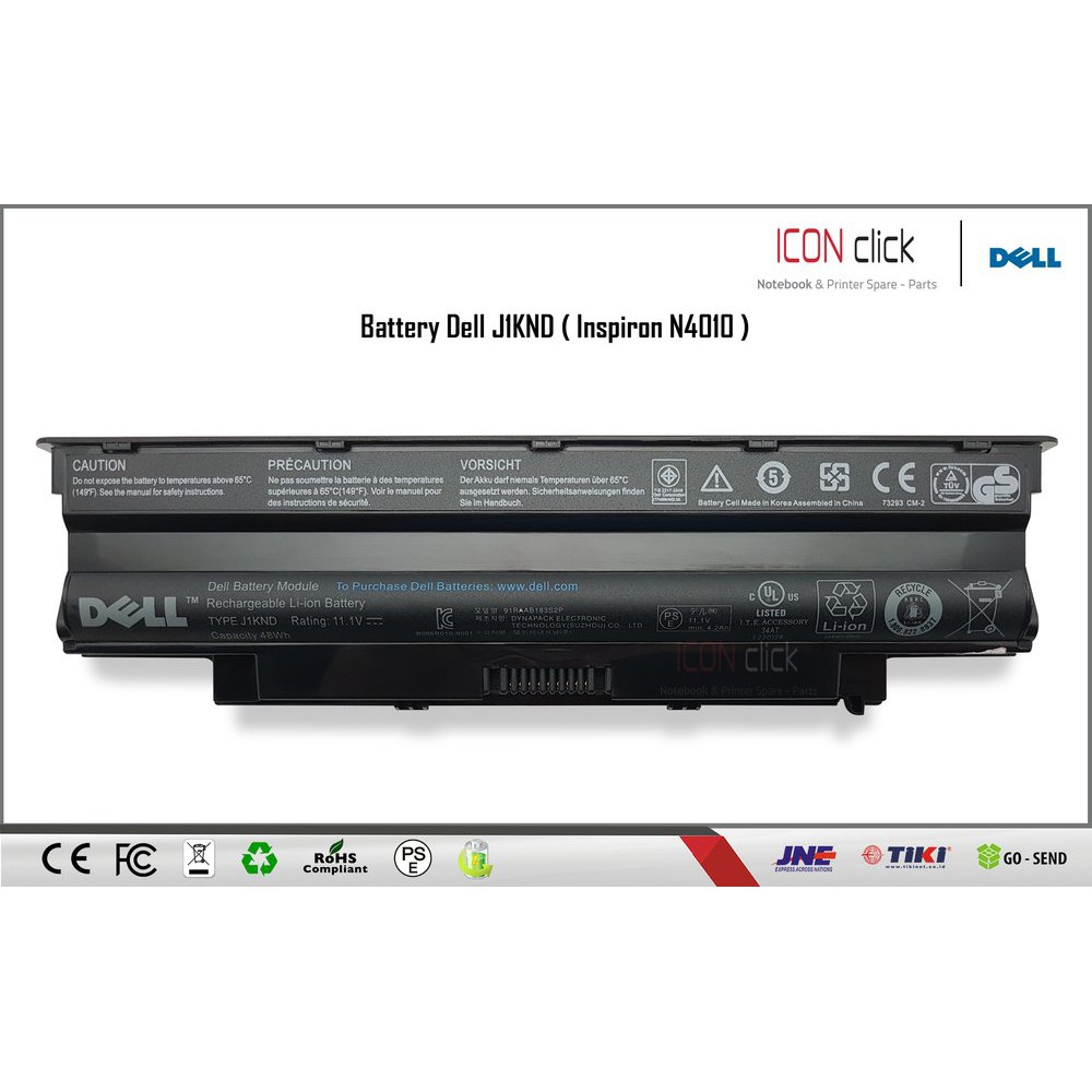 Jual Baterai Laptop Dell Inspiron N4050 Obral