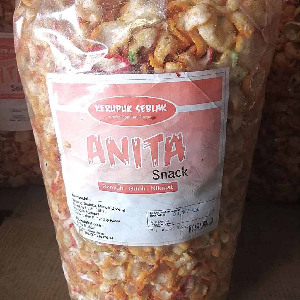

KERUPUK SEBLAK 2,5kg ANITA