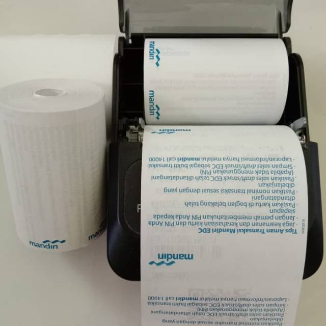 

KERTAS THERMAL EDC LOGO MANDIRI 57X40 MM
