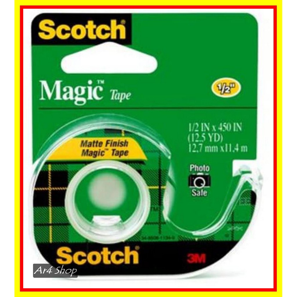 

Tape - Scotch - Cat 104 Magic Tape 1 2 X 450& 34; 36 Pcs