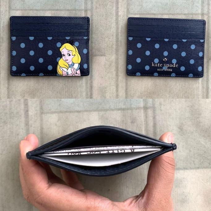 

Dompet Kartu Kate Spade x Disney Alice Bifold Card Case Multi